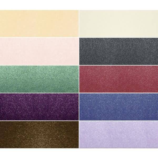 Spezialpapier Starlight 200g/qm 50x70cm VE=10 Bogen 10 Farben sortiert