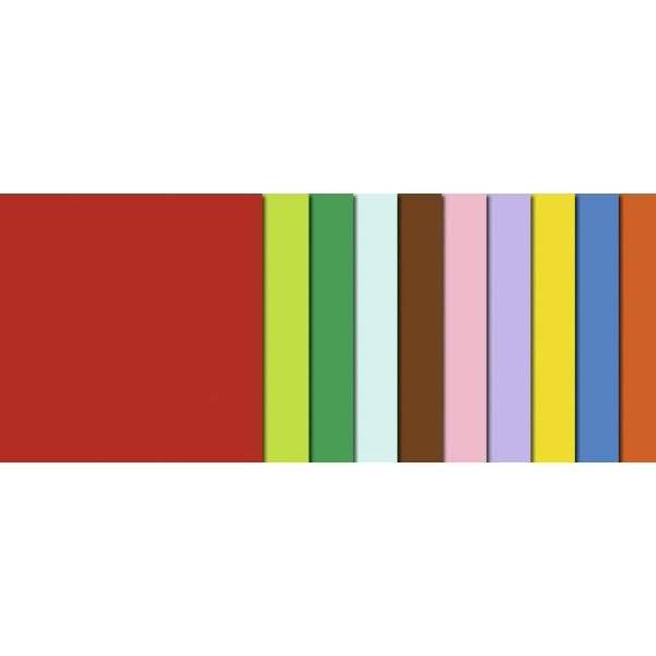 Faltblätter Intensiv Sonderedition 15x15cm VE=100 Blatt 10 Farben sortiert
