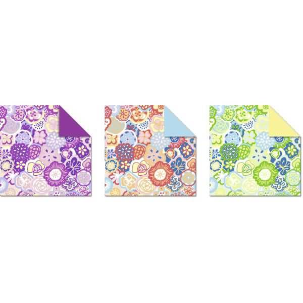 Faltblätter Fancy Paper 80g/qm 20x20cm 15 Designs VE=300 Blatt