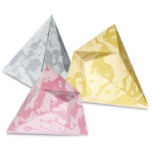 Faltblätter Earth Crack Paper 100g/qm 15x15cm VE=50 Blatt 10 Farben