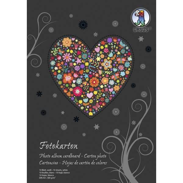 Fotokarton Sonderedition 300g/qm A4 VE=10 Blatt weiß