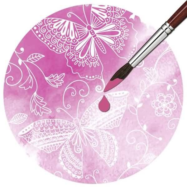 Zauberpapier 250g/qm VE=10 Blatt 23x33cm Schmetterlinge