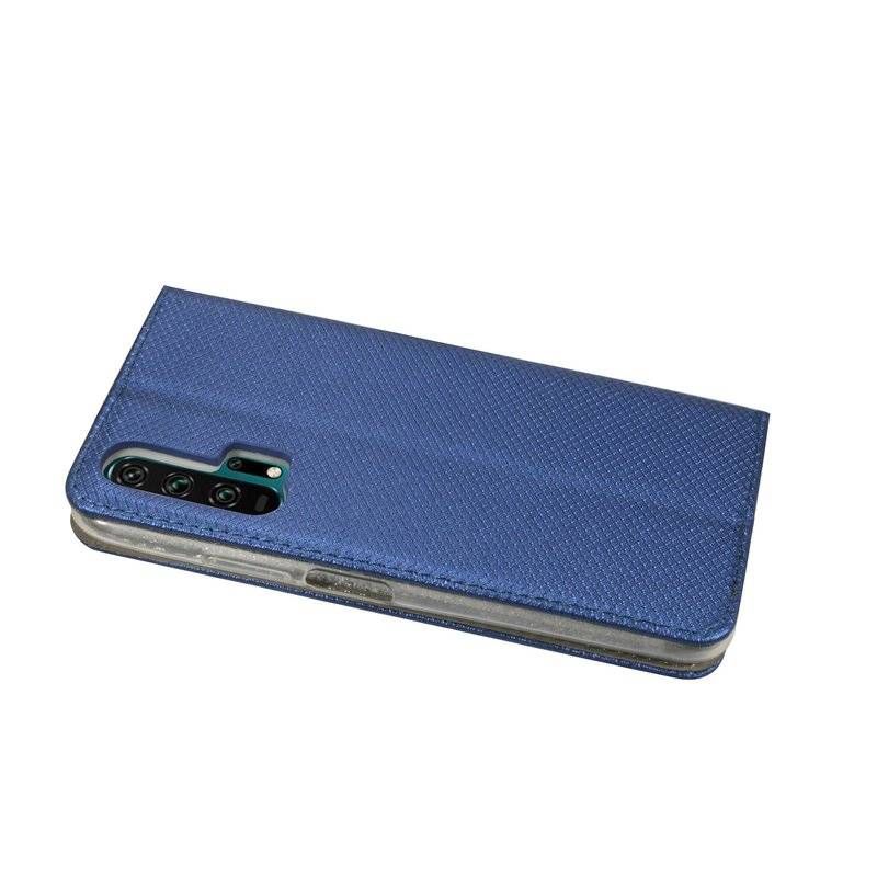 Buch Tasche "Smart" für HONOR 20 PRO Handy Hülle Etui Brieftasche Schutzhülle mit Standfunktion, Kartenfach Blau