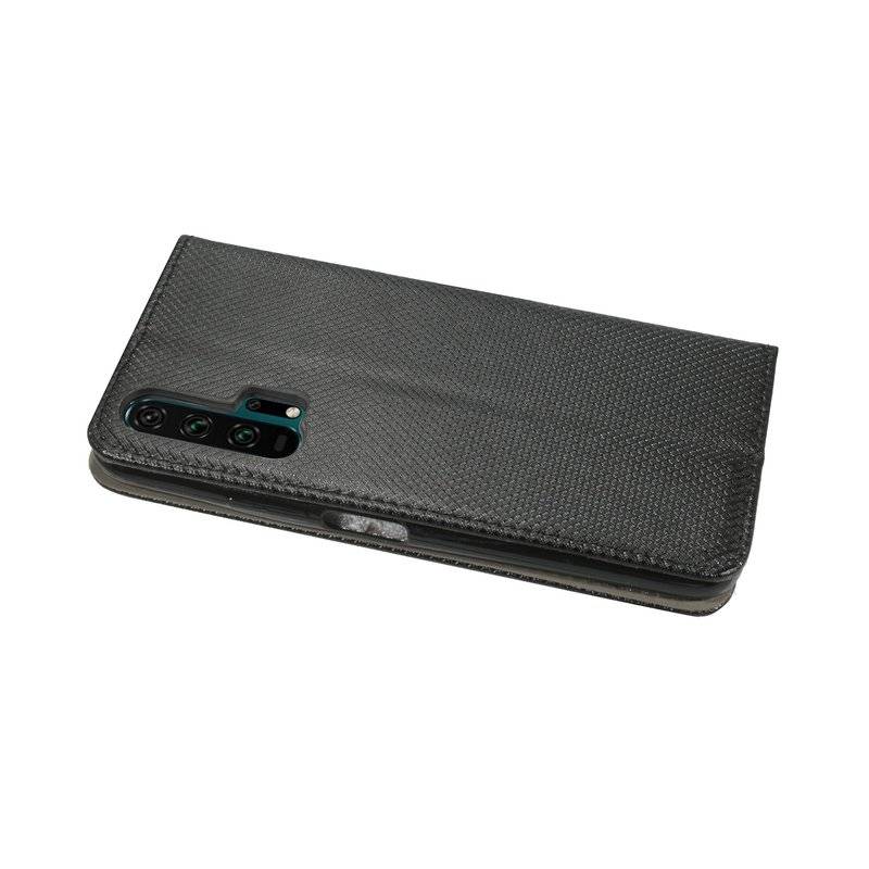 Buch Tasche "Smart" für HONOR 20 PRO Handy Hülle Etui Brieftasche Schutzhülle mit Standfunktion, Kartenfach Schwarz