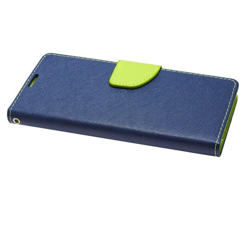 Buch Tasche "Fancy" kompatibel mit SONY XPERIA L3 Handy Hülle Etui Brieftasche Schutzhülle mit Standfunktion Blau-Grün