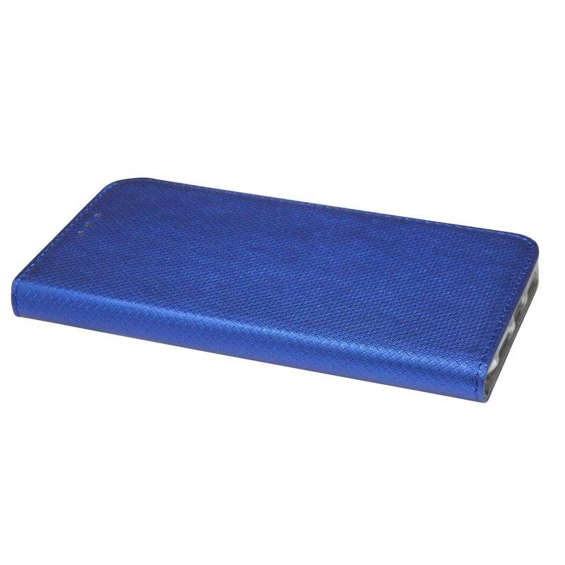 Buch Tasche "Smart" kompatibel mit XIAOMI REDMI NOTE 7 Handy Hülle Etui Brieftasche Schutzhülle mit Standfunktion Blau