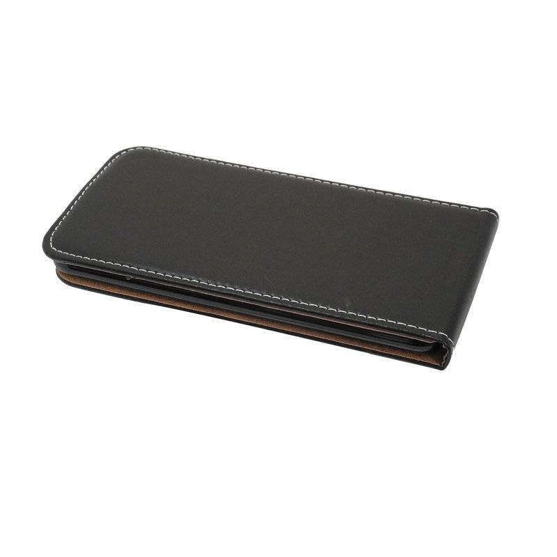 Flip Case kompatibel mit HUAWEI P SMART Z Handy Tasche vertikal aufklappbar Schutzhülle Klapp Hülle Schwarz