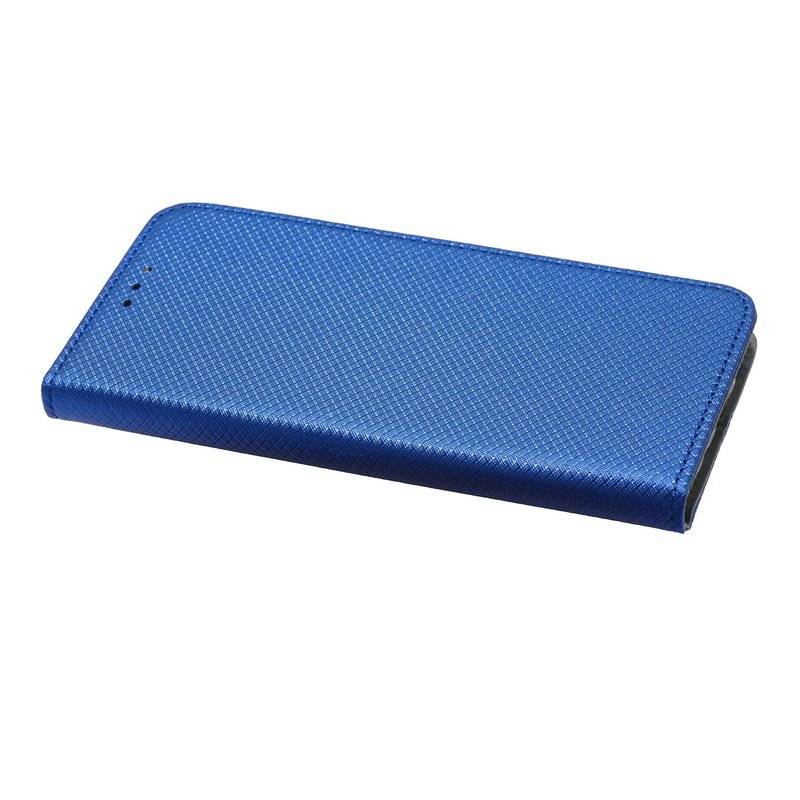 Buch Tasche "Smart" kompatibel mit Huawei Y9 2019 Handy Hülle Etui Brieftasche Schutzhülle mit Standfunktion, in Blau