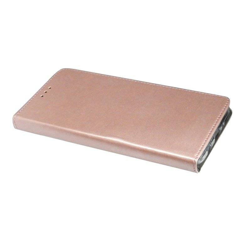 Buch Tasche "Smart" kompatibel mit SAMSUNG GALAXY A70 (A705F) Hülle Etui Brieftasche Schutzhülle mit Standfunktion Rose