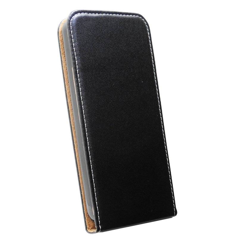 Flip Case kompatibel mit SAMSUNG GALAXY M30 (M305) Handy Tasche vertikal aufklappbar Schutzhülle Klapp Hülle Schwarz