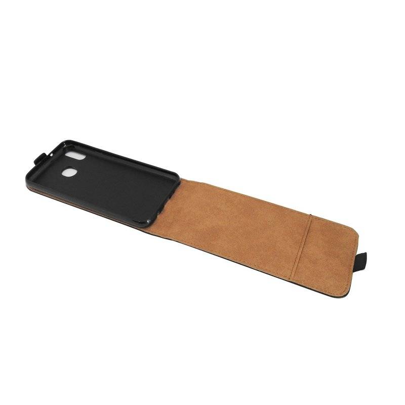 Flip Case kompatibel mit SAMSUNG GALAXY M30 (M305) Handy Tasche vertikal aufklappbar Schutzhülle Klapp Hülle Schwarz