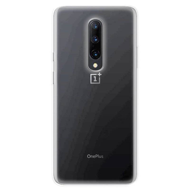 Silikon Hülle Basic kompatibel mit OnePlus 7 Case TPU Soft Handy Cover Schutz Transparent