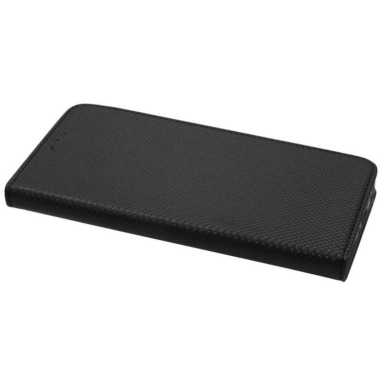 Buch Tasche "Smart" kompatibel mit SONY XPERIA 1 Handy Hülle Etui Brieftasche Schutzhülle mit Standfunktion in Schwarz