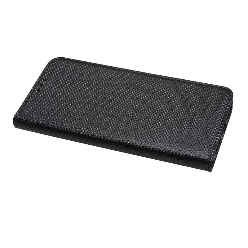 Buch Tasche "Smart" für ALCATEL 1X (5059D) Handy Hülle Etui Brieftasche Schutzhülle mit Standfunktion Schwarz