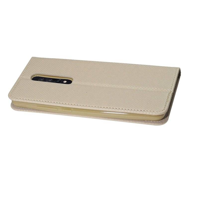 Buch Tasche "Smart" für XIAOMI MI 9T / 9T PRO Handy Hülle Etui Brieftasche Schutzhülle mit Standfunktion Gold