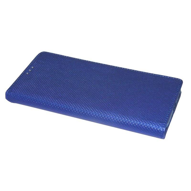 Buch Tasche "Smart" kompatibel mit SAMSUNG GALAXY A80 (A805F) Handy Hülle Etui Brieftasche Schutzhülle in Blau