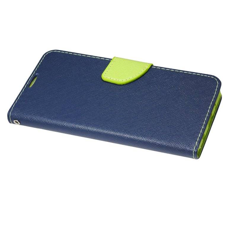 Buch Tasche "Fancy" kompatibel mit SAMSUNG GALAXY A10 (A105F) Handy Hülle Etui Brieftasche Schutzhülle in Blau-Grün