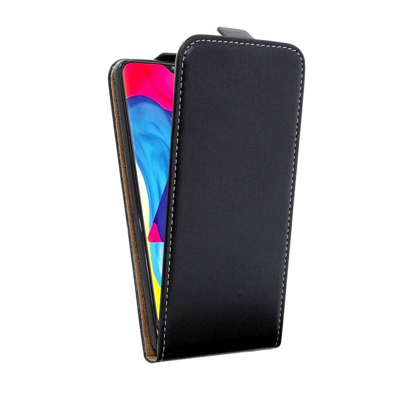 Flip Case kompatibel mit SAMSUNG GALAXY M10 (M105FD) Handy Tasche vertikal aufklappbar Schutzhülle Klapp Hülle Schwarz
