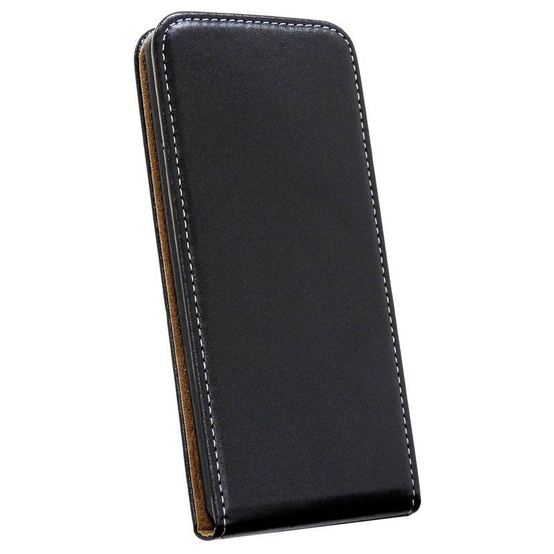 Flip Case kompatibel mit SAMSUNG GALAXY M10 (M105FD) Handy Tasche vertikal aufklappbar Schutzhülle Klapp Hülle Schwarz