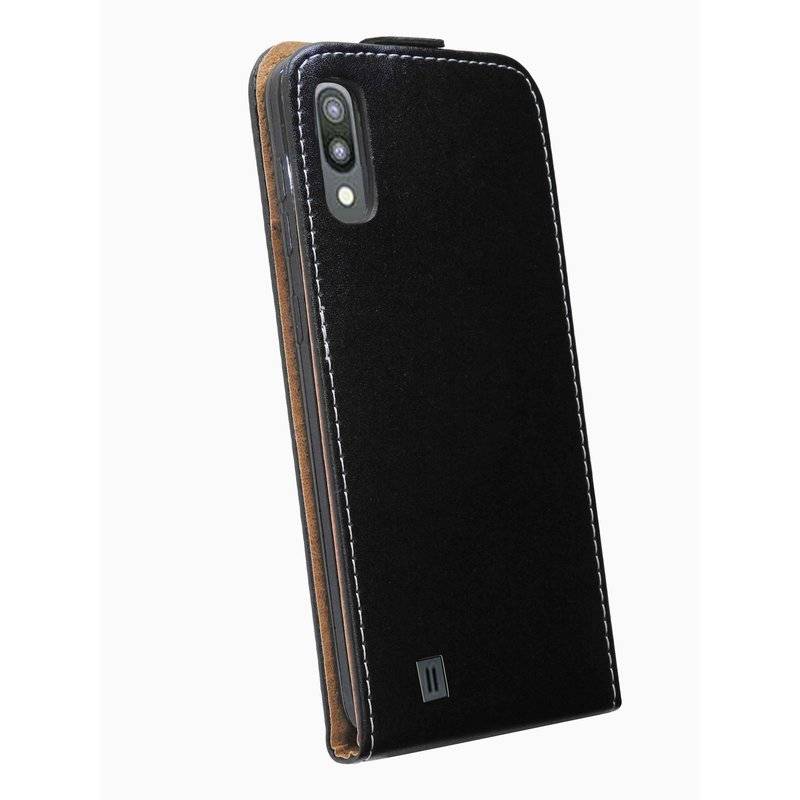 Flip Case kompatibel mit SAMSUNG GALAXY M10 (M105FD) Handy Tasche vertikal aufklappbar Schutzhülle Klapp Hülle Schwarz