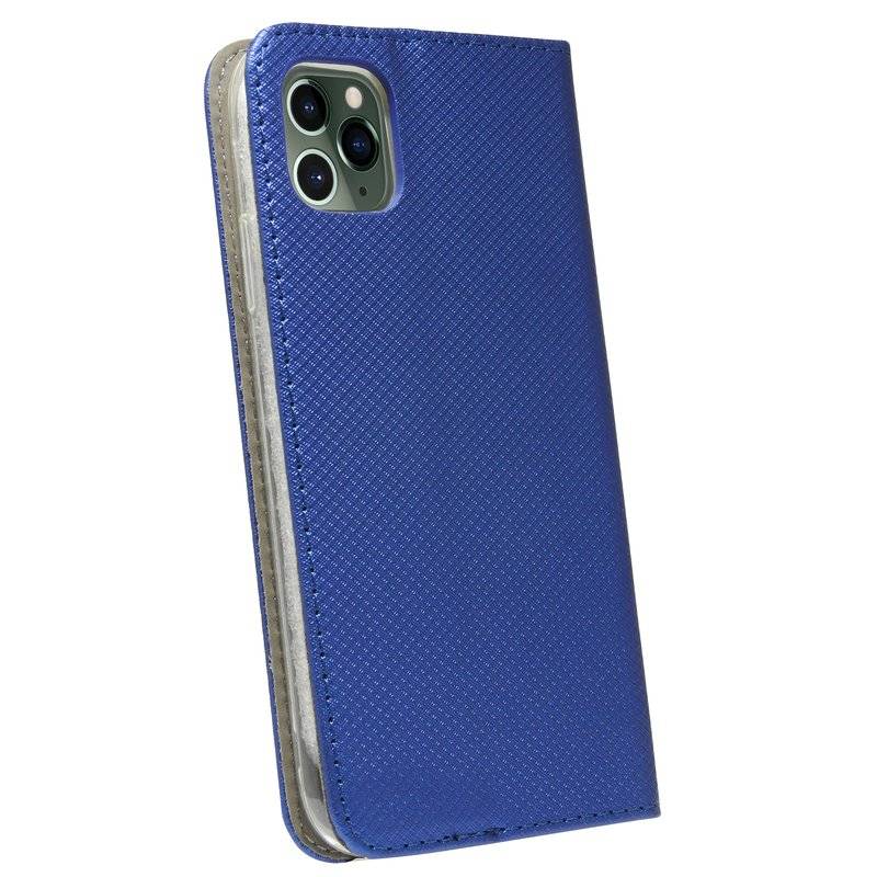 Buch Tasche Smart für iPhone 11 Pro Max Handy Hülle Etui Brieftasche Schutzhülle mit Standfunktion Blau