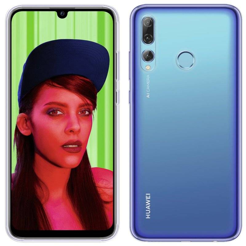 cofi1453® Silikon Hülle Basic kompatibel mit HUAWEI P SMART+ PLUS 2019 Case TPU Soft Handy Cover Schutz Transparent