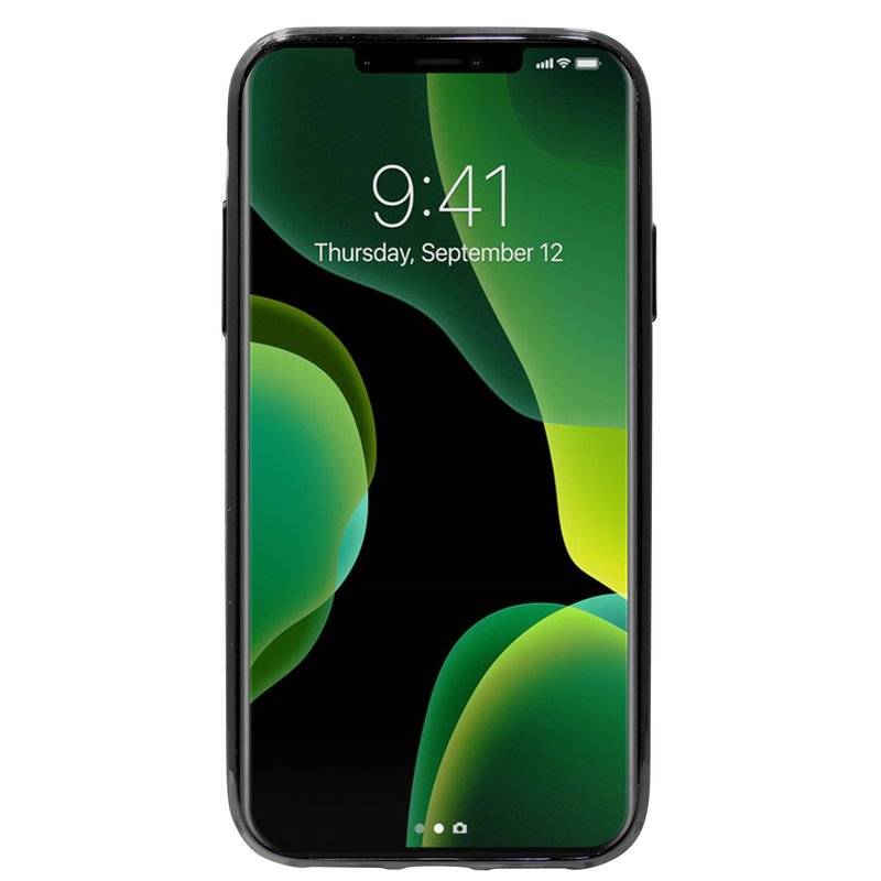 S-Line Hülle Bumper für iPhone 11 Pro Max Silikonhülle Stoßfest Handyhülle TPU Case Cover in Schwarz
