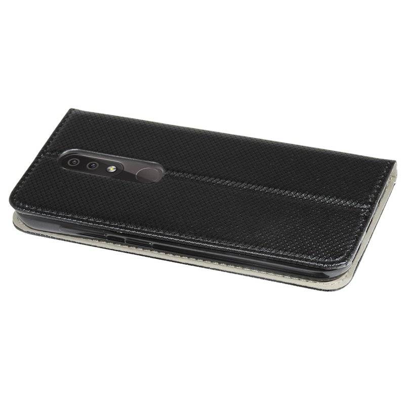Buch Tasche "Smart" kompatibel mit NOKIA 4.2 Handy Hülle Etui Brieftasche Schutzhülle mit Standfunktion in Schwarz