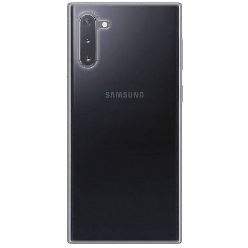 Silikon Hülle Basic für SAMSUNG GALAXY NOTE 10 (N970F) Case TPU Soft Handy Cover Schutz Transparent