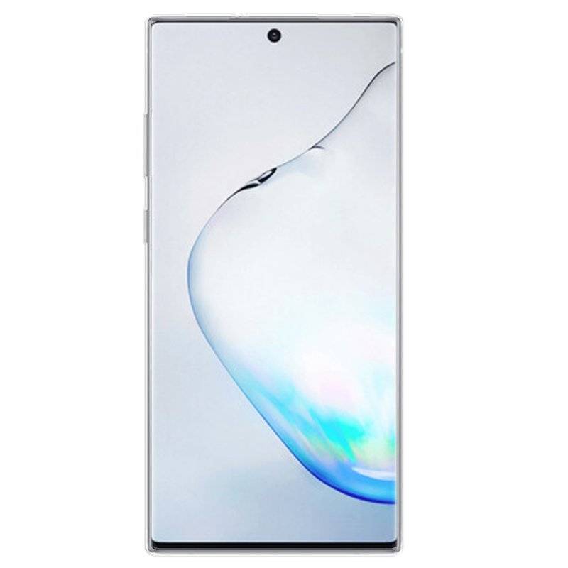Silikon Hülle Basic für SAMSUNG GALAXY NOTE 10 PLUS (N975F) Case TPU Soft Handy Cover Schutz Transparent