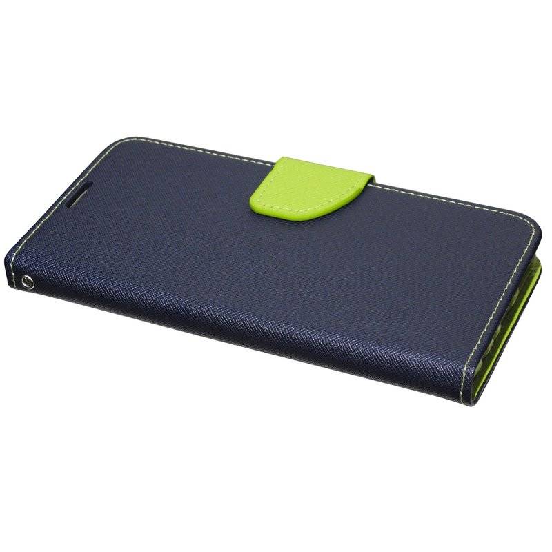 Buch Tasche "Fancy" für XIAOMI REDMI NOTE 8 Handy Hülle Etui Brieftasche Schutzhülle mit Standfunktion Blau-Grün