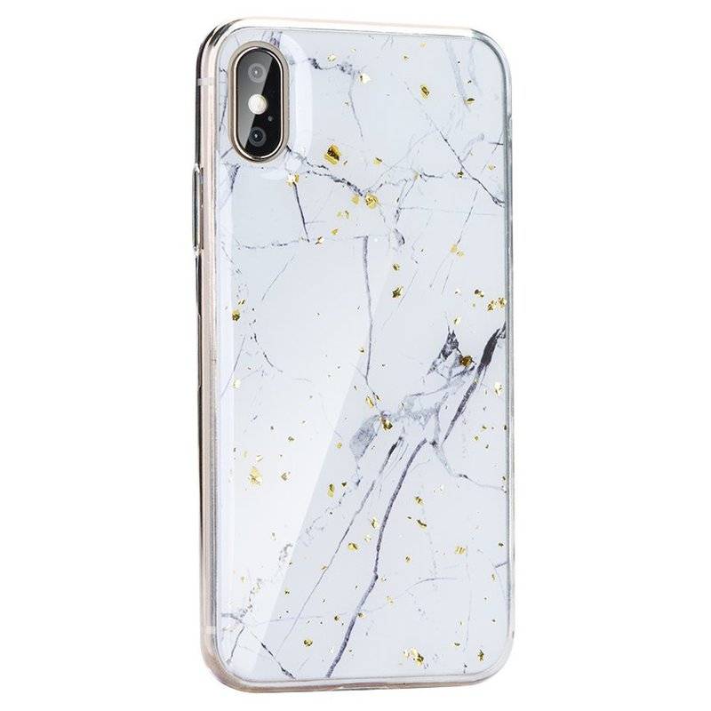 Hülle Schale Marble Case Cover Marmor Design Muster Handyhülle Tasche Schutz Motiv 1 für Xiaomi Redmi 7