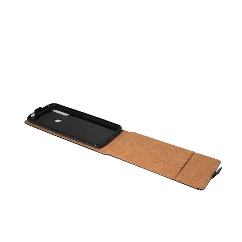 Flip Case kompatibel mit HUAWEI Y9 2019 Handy Tasche vertikal aufklappbar Schutzhülle Klapp Hülle Schwarz
