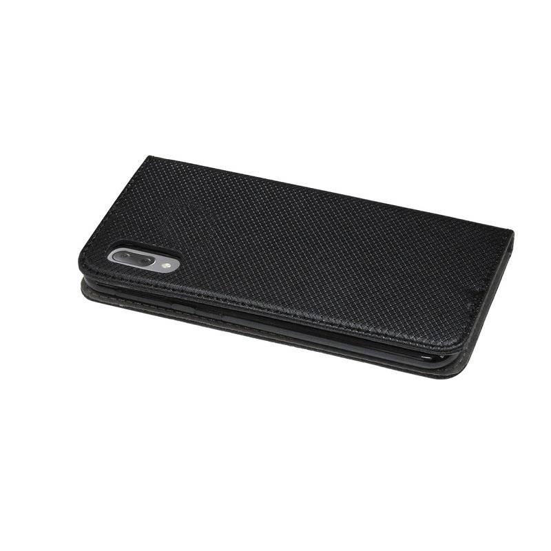 Buch Tasche "Smart" kompatibel mit SONY XPERIA L3 Handy Hülle Etui Brieftasche Schutzhülle mit Standfunktion Schwarz