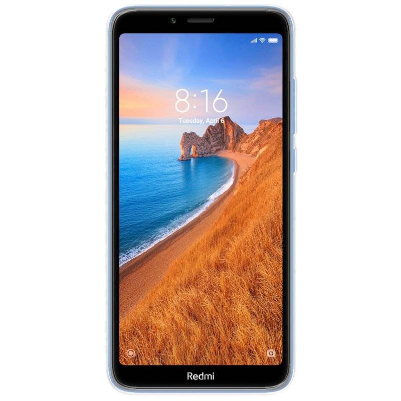 cofi1453® Silikon Hülle Basic kompatibel mit XIAOMI REDMI 7A Case TPU Soft Handy Cover Schutz Transparent