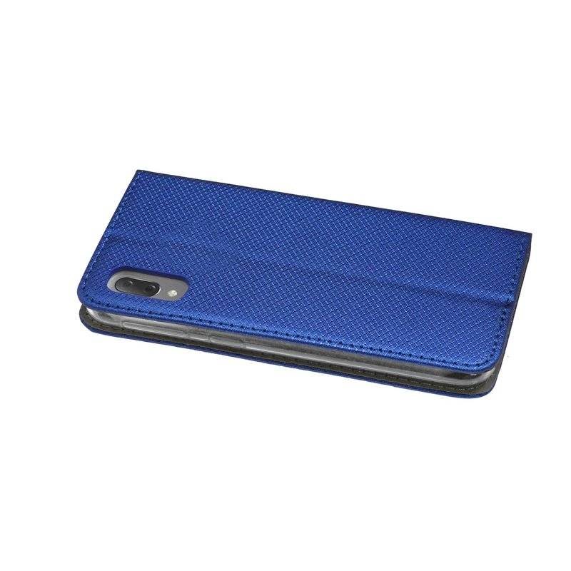 Buch Tasche "Smart" kompatibel mit SONY XPERIA L3 Handy Hülle Etui Brieftasche Schutzhülle mit Standfunktion in Blau