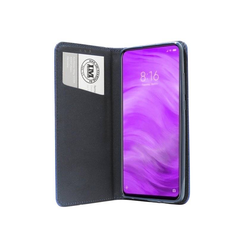 Buch Tasche "Smart" für XIAOMI MI 9T / 9T PRO Handy Hülle Etui Brieftasche Schutzhülle mit Standfunktion Blau