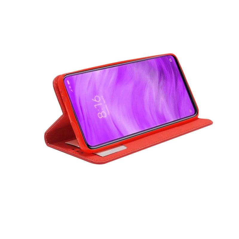 Buch Tasche "Smart" für XIAOMI MI 9T / 9T PRO Handy Hülle Etui Brieftasche Schutzhülle mit Standfunktion Rot