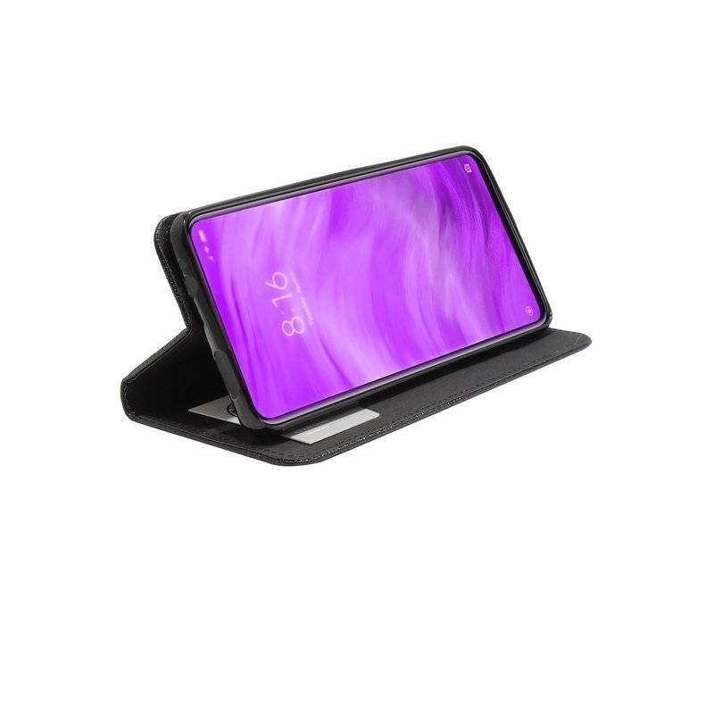 Buch Tasche "Smart" für XIAOMI REDMI K20 PRO Handy Hülle Etui Brieftasche Schutzhülle mit Standfunktion Schwarz
