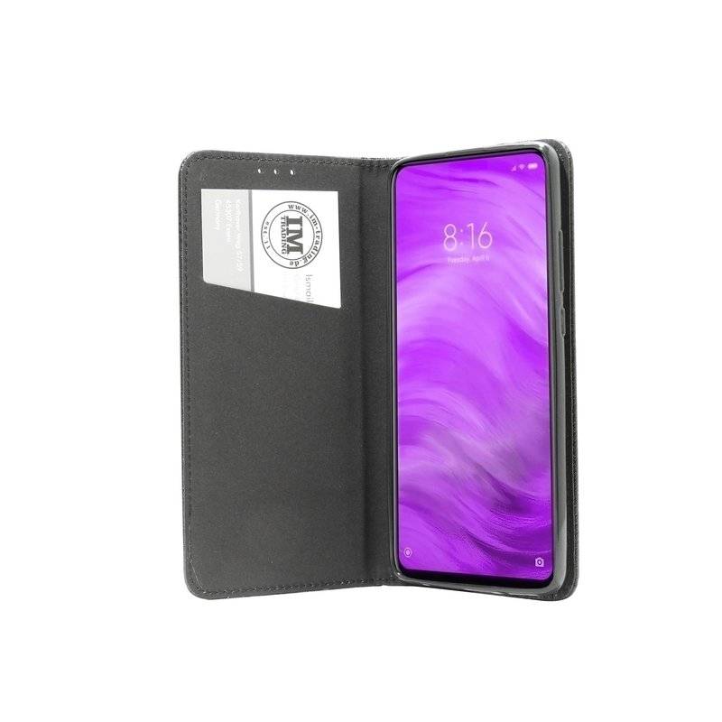 Buch Tasche "Smart" für XIAOMI REDMI K20 PRO Handy Hülle Etui Brieftasche Schutzhülle mit Standfunktion Schwarz