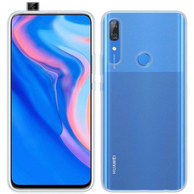 Silikon Hülle Basic kompatibel mit HUAWEI P SMART Z Case TPU Soft Handy Cover Schutz Transparent