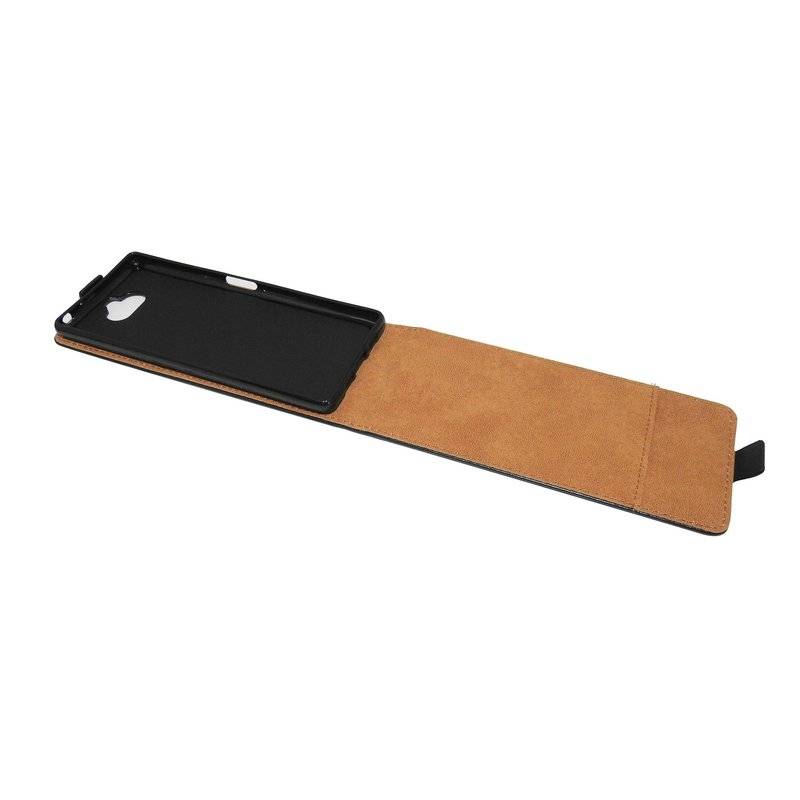 Flip Case kompatibel mit SAMSUNG GALAXY A70 (A705F) Handy Tasche vertikal aufklappbar Schutzhülle Klapp Hülle Schwarz
