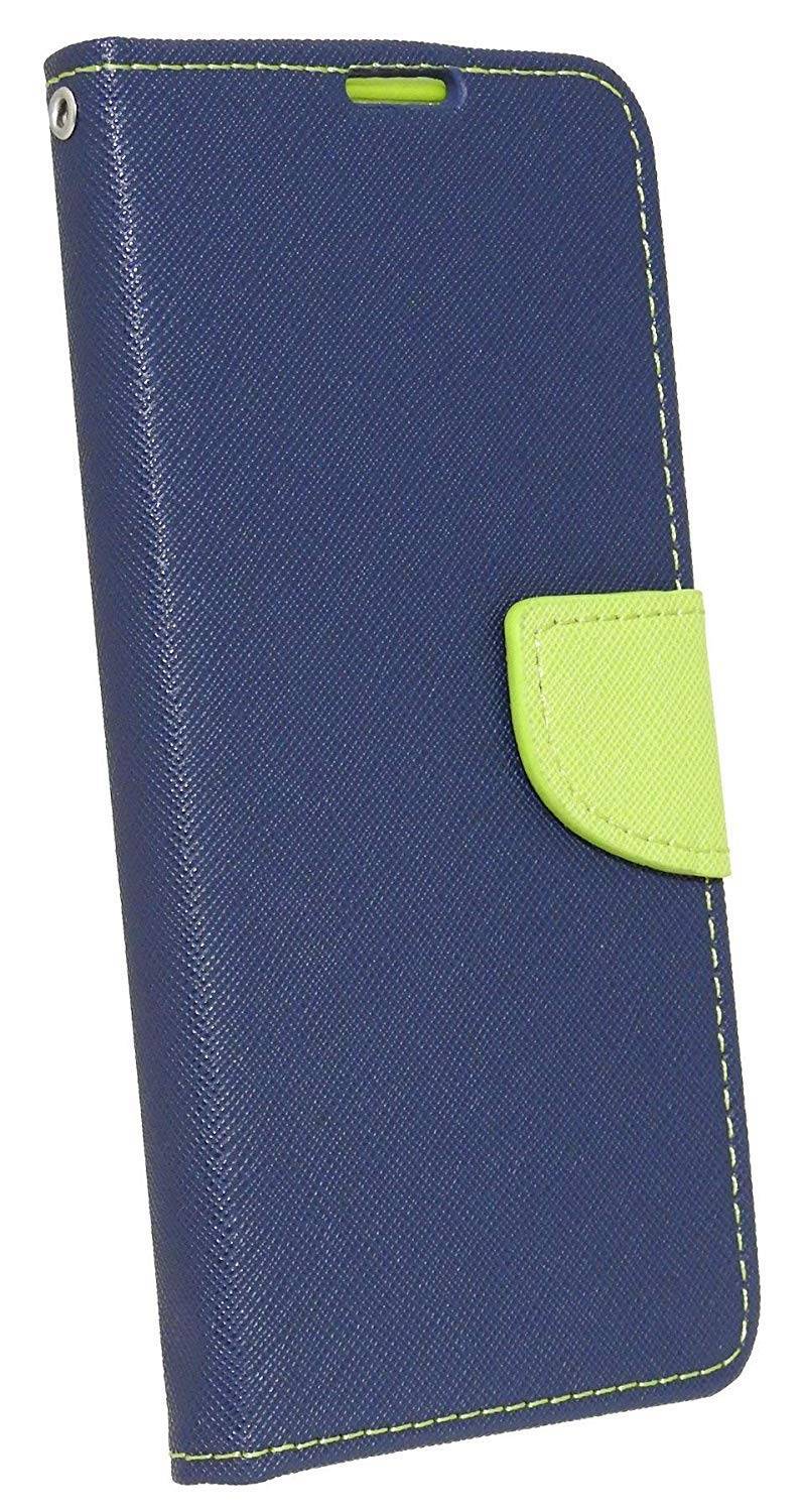 Buch Tasche "Fancy" für SONY XPERIA 10 PLUS Handy Hülle Etui Brieftasche Schutzhülle mit Standfunktion Blau-Grün