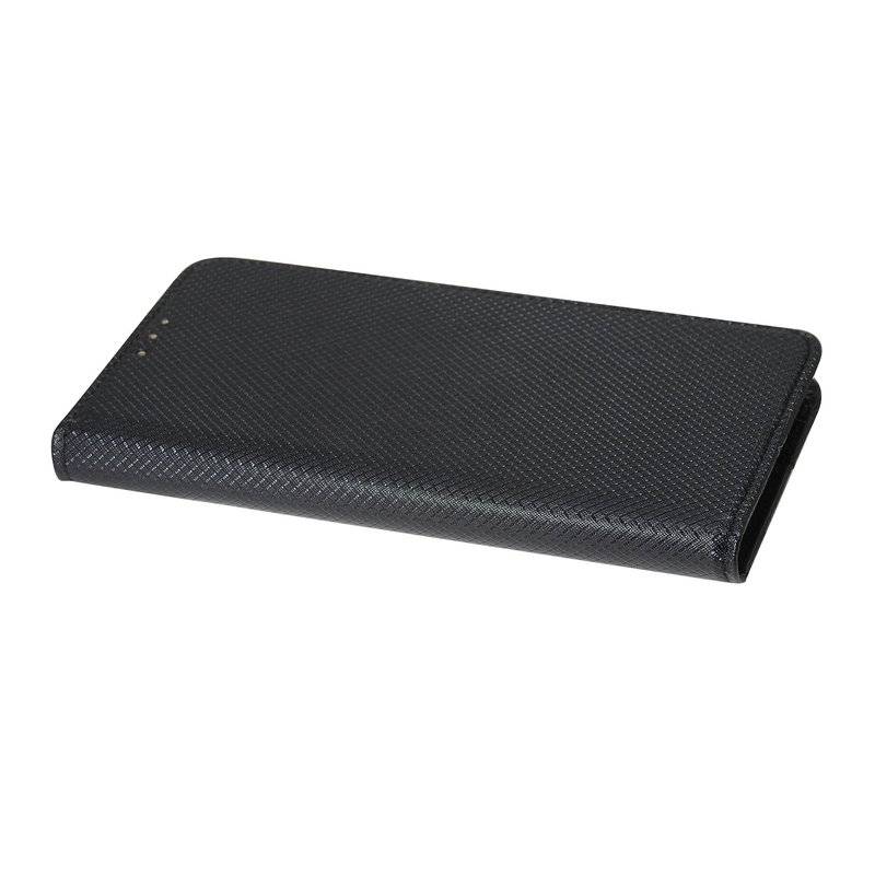 Buch Tasche "Smart" für XIAOMI REDMI 7A Handy Hülle Etui Brieftasche Schutzhülle mit Standfunktion Schwarz