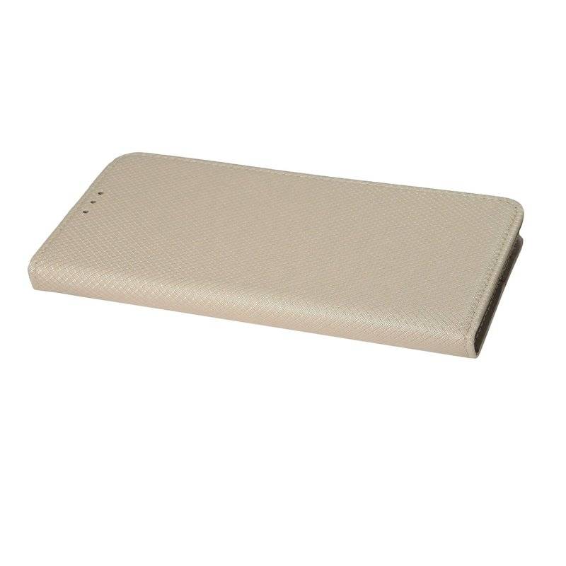 Buch Tasche "Smart" für XIAOMI REDMI 7A Handy Hülle Etui Brieftasche Schutzhülle mit Standfunktion Gold