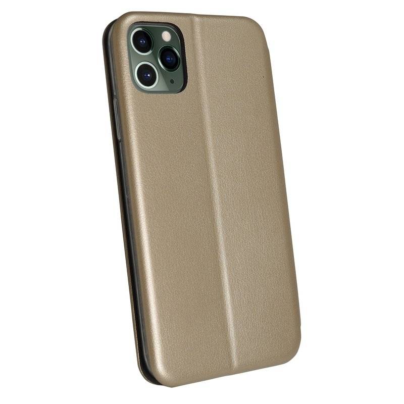Buch Tasche "Elegance" für iPhone 11 Pro Handy Hülle Etui Brieftasche Schutzhülle mit Standfunktion Gold