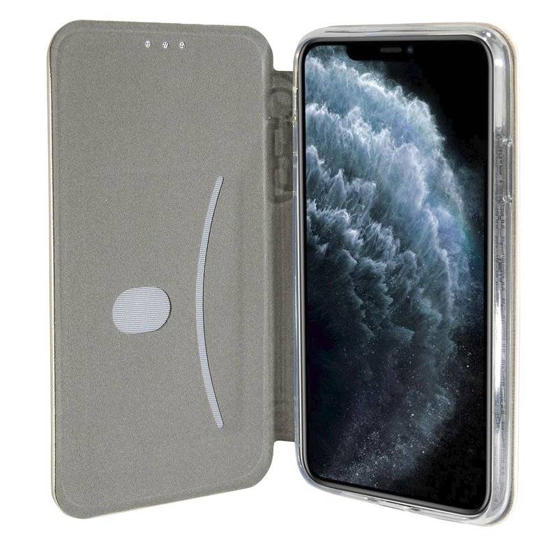 Buch Tasche "Elegance" für iPhone 11 Pro Handy Hülle Etui Brieftasche Schutzhülle mit Standfunktion Gold