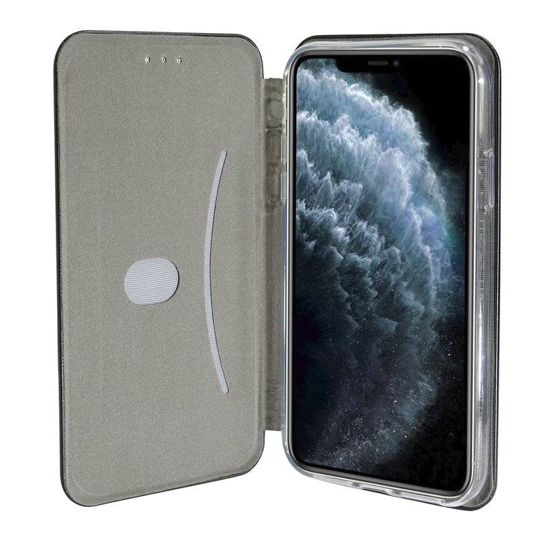 Buch Tasche "Elegance" für iPhone 11 Pro Handy Hülle Etui Brieftasche Schutzhülle mit Standfunktion Schwarz
