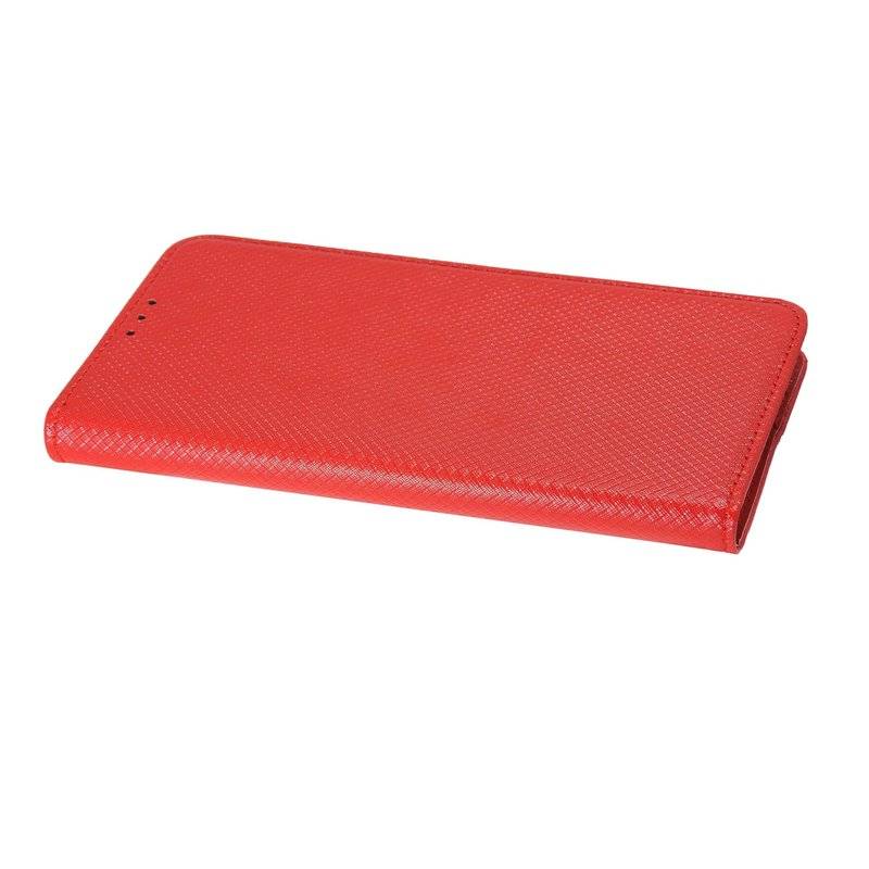 Buch Tasche "Smart" für XIAOMI REDMI 7A Handy Hülle Etui Brieftasche Schutzhülle mit Standfunktion Rot