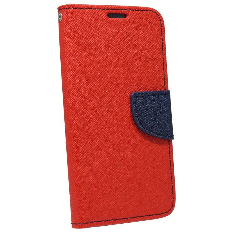 Buch Tasche Fancy für iPhone 11 Handy Hülle Etui Brieftasche Schutzhülle mit Standfunktion, Kartenfach Rot Blau